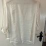 NEW Punt Roma Bright White Linen Shirt / Blouse - Size 12 Image 5
