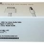 Apple Usb-c To 3.5mm Type-c Audio Jack Aux Adapter Cable A3299 1.2m White Image 3