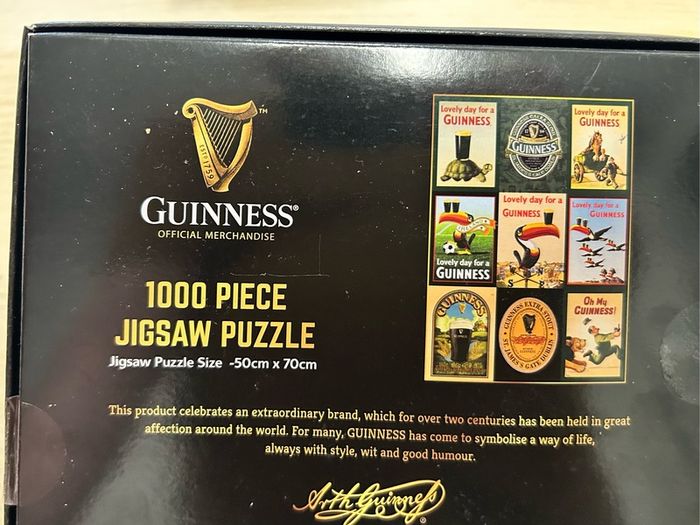 Guinness 1000 piece jigsaw