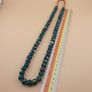 Vintage African Style Eyes Glass Beads Strand 22 inches Image 7