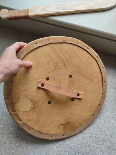 Hand made Wooden Viking Warrior Sword & Shield Fancy