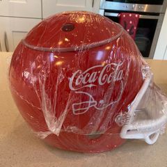 Coca Cola NFL Serving Snacks Helmet RARE. New