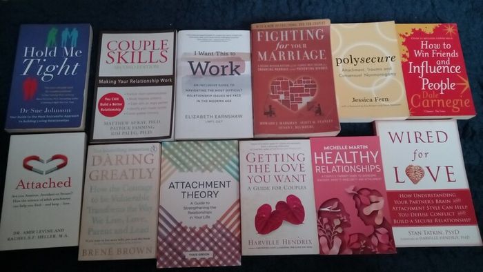 Relationship advise psychology attachment theory self- help books