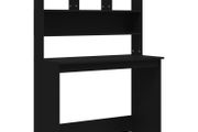 Desk with Shelves Black 102x45x148 cm