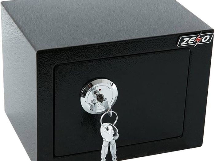 NEW SALE | Small Safe With Keys | High Security Safety Box | Steel Lock Safes | Home Office Money Cash Storage Box