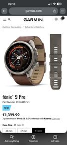 Garmin Fenix 9 Pro 51mm AMOLED Sapphire - InReach - BRAND NEW