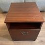 Vintage wooden bedside cabinets Image 3