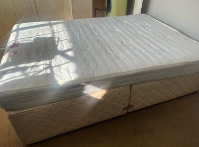 divan bed and mattress