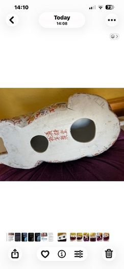 Antique Imari Porcelain Resting Pig