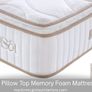 Single Casa Pillow Top Memory Foam Mattresses Image 2