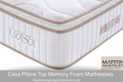 Double Casa Pillow Top Memory Foam Mattresses