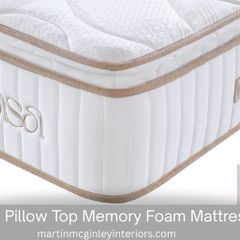 Double Casa Pillow Top Memory Foam Mattresses