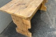 Antique yellow pine Refectory table