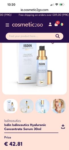 ISDIN ISDINCEUTICS Hyaluronic Concentrate 30ml