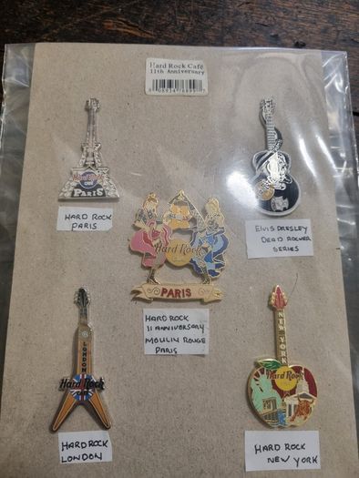 Hard rock collectors pins