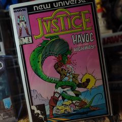 Justice ! Issue #3 ! First Printing ! Copper Age Comic from 1987 ! by Marvel !
