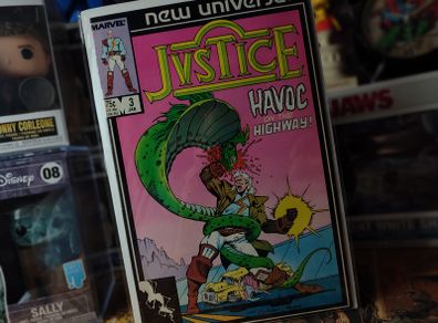 Justice ! Issue #3 ! First Printing ! Copper Age Comic from 1987 ! by Marvel !