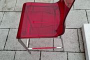 Domitalia Red Seated Bar Stool