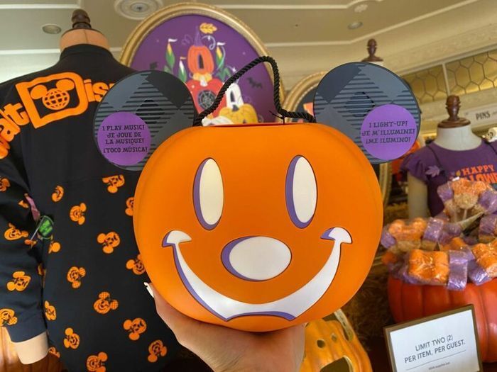 Halloween Pumpkin Bucket From Disneyland