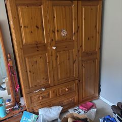 Solid Pine Wardrobe