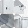Control Cabinet Grey 50 x 24.5 x 70 cm Image 6