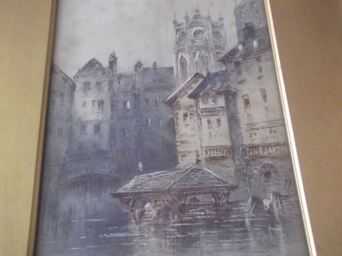 a early irish water colour by william bingham mcguinness