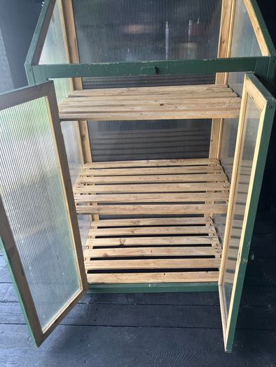 Mini Wooden Greenhouse