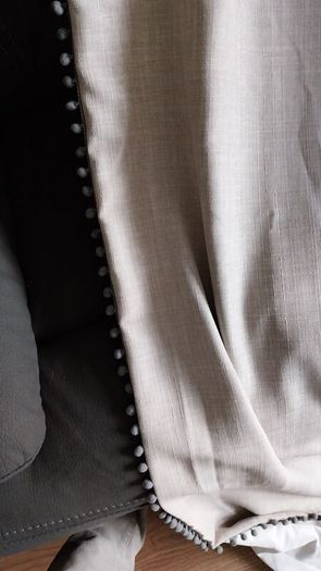 3 sets curtains and 3 curtain poles