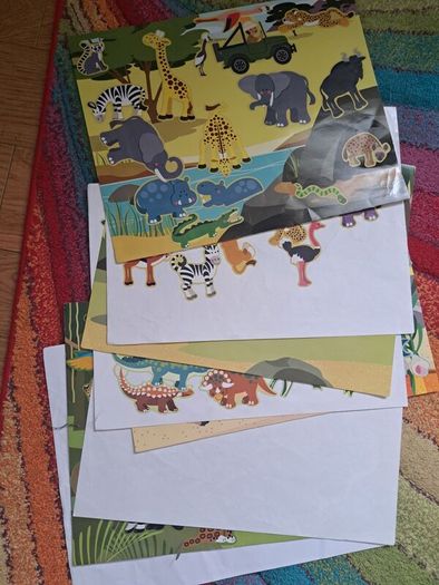 Melissa & Doug reusable stickers scenes