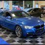 BMW F30 F31 F35 3 Series 2012-2017 Kidney Twin Grill Grille Gloss Black Dual Line Image 4