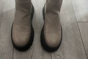 Platform wedge boots
