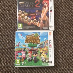 Nintendo 3DS Games: Animal Crossing and La Maison du Style 2
