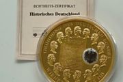 Founding of the German Confederation 24 Karat Gold plated Proof Congress of Vienna
