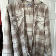 Overshirt with hood