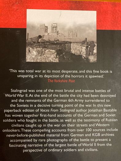War book:'Voices from Stalingrad'