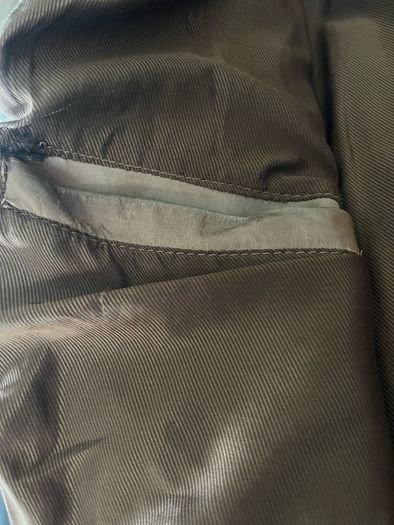 Mens Vintage 1970's style Aviatrix Tan Leather Reefer/Safari style Jacket