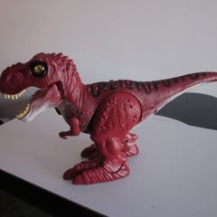 Zuru Robot Alive Dino War T-Rex Red Walks Roars Light Up