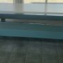 large heavy  table and benches cafe /pub Image 3