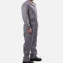 XL Kolossus Men's Long Sleeve Cotton Blend Work Jumpsuit Coveralls - Gray Image 2