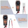 Auto Ranging TRMS 6000 Count Digital Multimeter - CAT III 600V Safety Voltage Tester for AC/DC Voltage & Current Resistance Capacitance Frequency Temperature NCV & Continuity with Flashlight Image 4