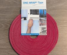 VEL-OW64105 velcro red Hook and loop roll 10mm x 25mt