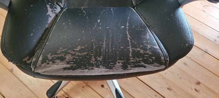 FREE Black Faux Leather Office / Desk Chair