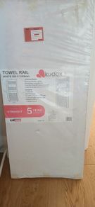 Kudox White Straight Towel Rail Radiator   450 x 1000mm