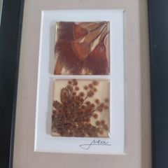 Unique artwork from Ocean Petals art studio are handmade with real Australian native fliowers