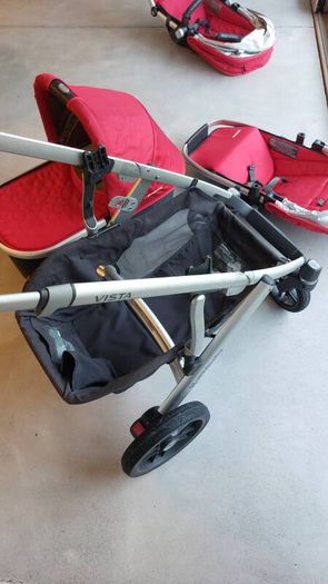 Uppababy Vista Travel System in Red