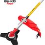 BU-KO 52cc Long Reach Petrol Multi Functional Garden Tool: Petrol Strimmers and Brush Cutter, Extendable Petrol Hedge Trimmer, Pruner Chainsaw, Petrol Grass Trimmers, 75cm Extension Pole 3x 75cm Extension Poles Image 6