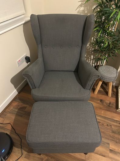 IKEA Strandmon - Armchair & Ottoman