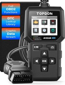 TOPDON AL400 Obd2 Code Reader,10 OBD Function Scanner, Free Lifetime Update