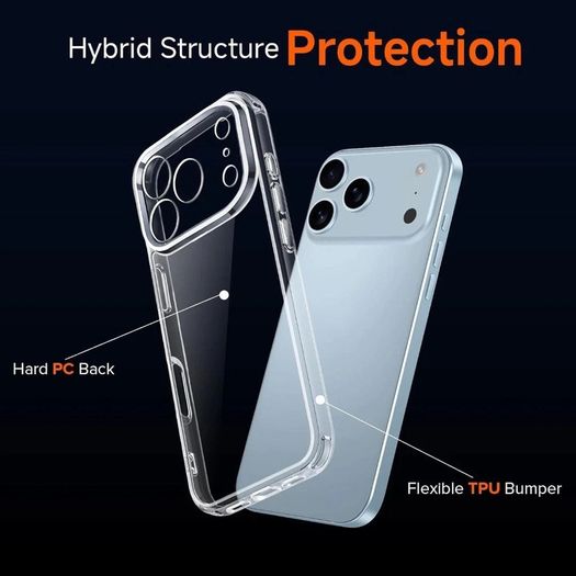 Case for iPhone 18 Pro Max, 17 Pro Max, 17e, 16e, 15 Silicone Gel Cover Clear Transparent Shockproof Shell