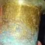 Antique Brass or Bronze Vessel, possibly a Traditional Holy Water Pot like a Panchpatran, Postage available or Collection Image 6